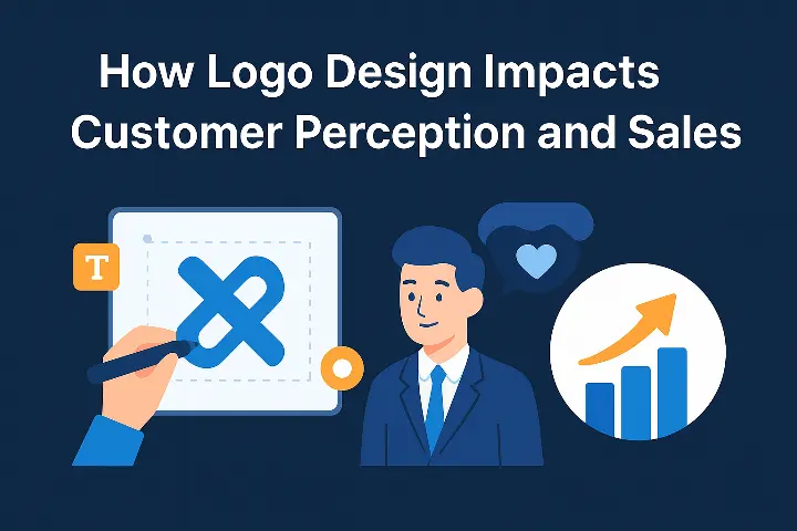 professional logo design impacts customer perception and sales