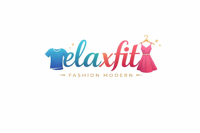 Relaxfit logo with modern elegance